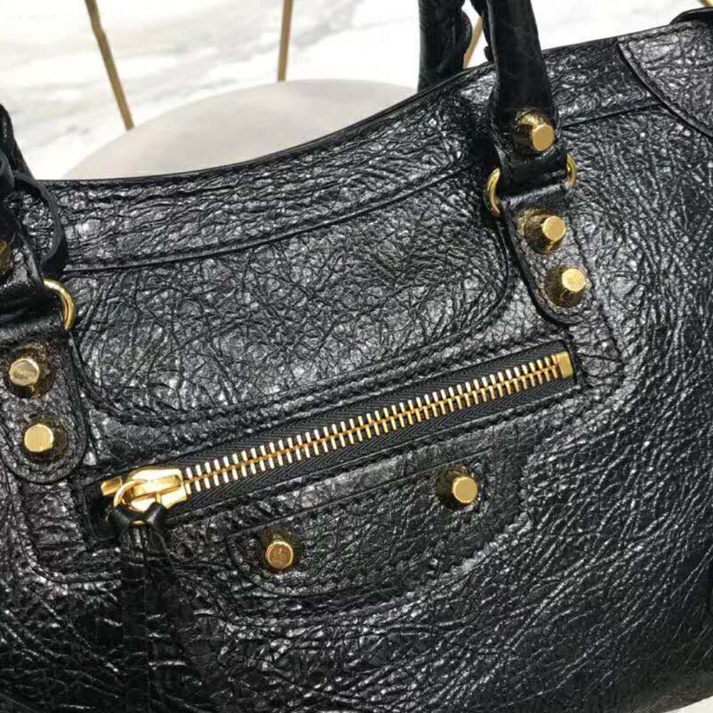 TÚI Balenciaga Women Classic Gold City S-Black