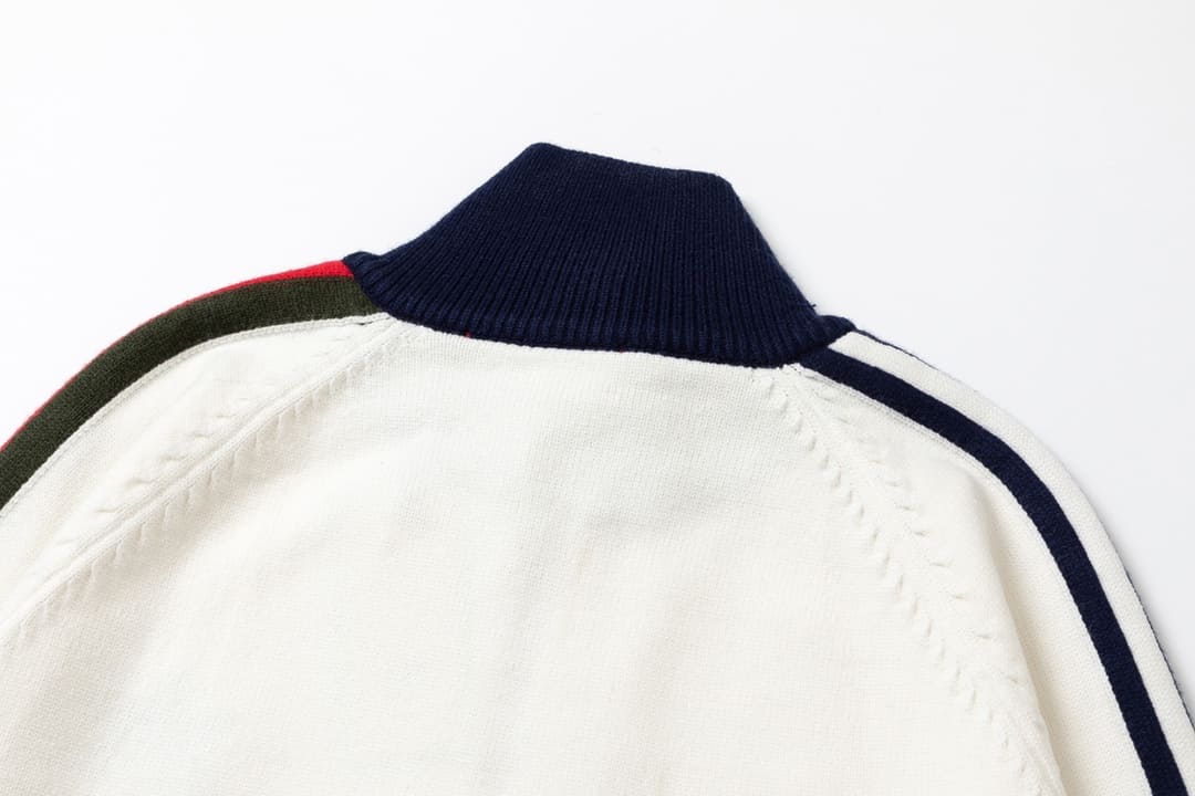 ÁO GUCCI Zip White Cashmere Sweater