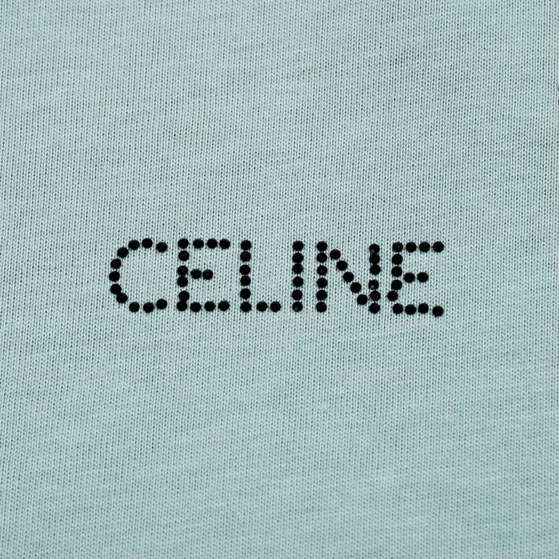 ÁO CELINE PARIS print cotton jersey T-shirt
