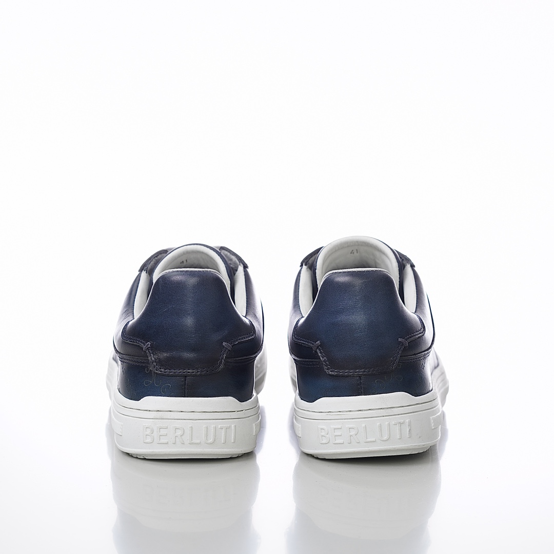 GIÀY BERLUTI PATINA LEATHER SNEAKER SHOES AAA