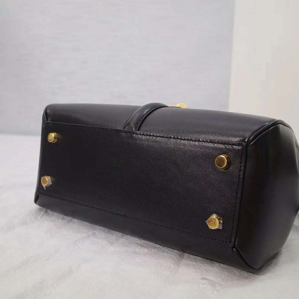 TÚI Celine Women Small 16 Bag in Satinated Calfskin-Black