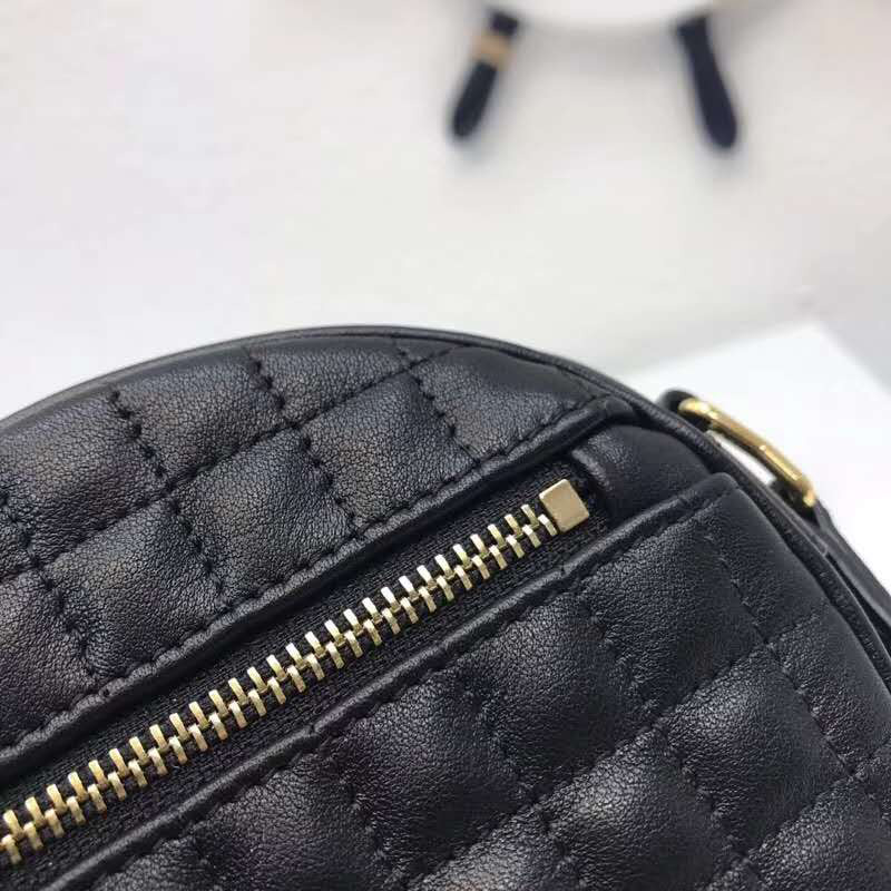 TÚI Celine Women Small C Charm Bag in Quilted Calfskin-Black