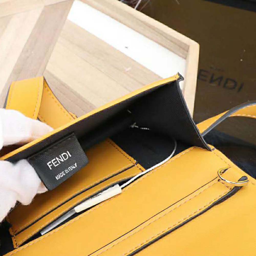 TÚI Fendi Women Belt Bag in Calf Leather-Yellow