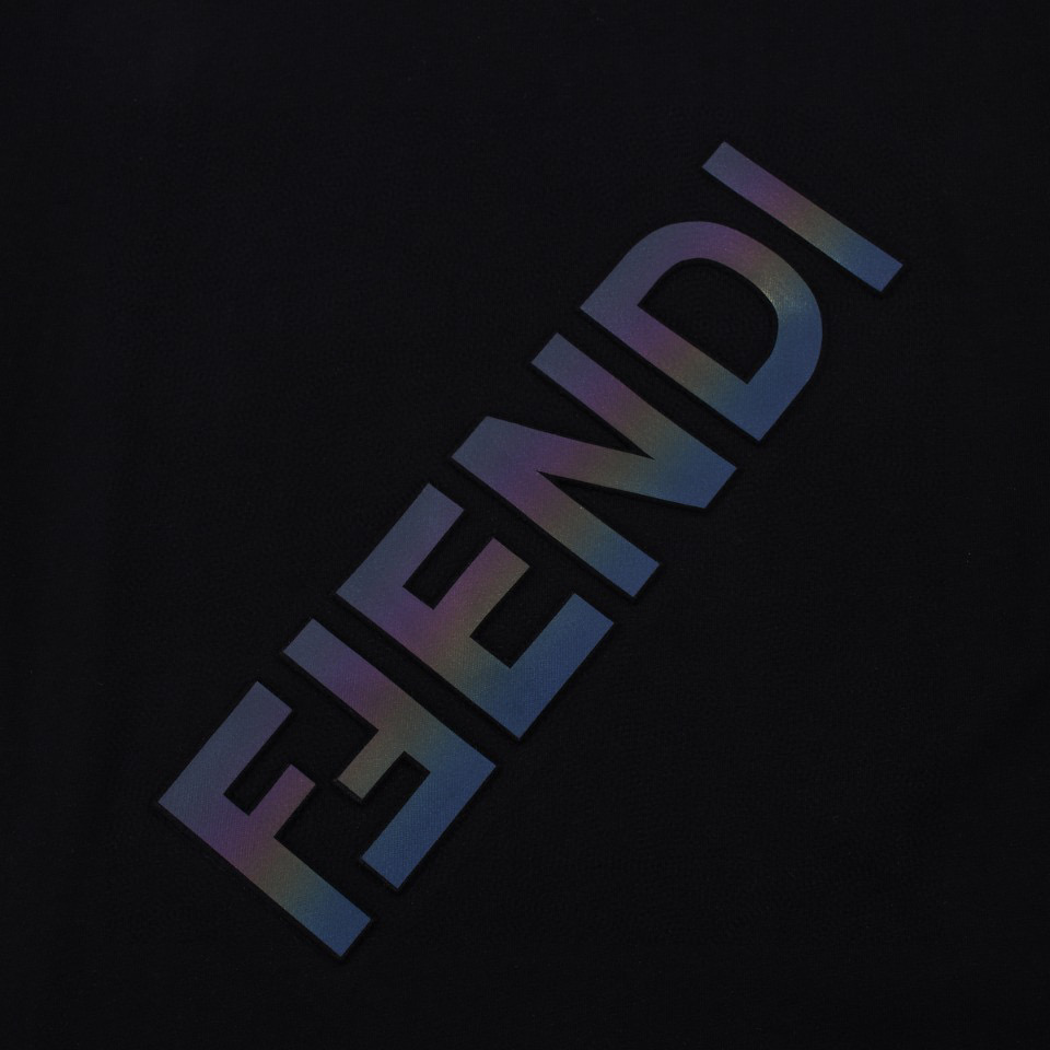 ÁO FENDI print cotton jersey T-shirt