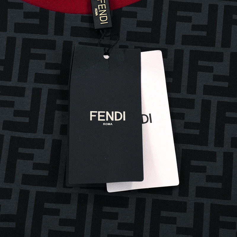 ÁO FENDI ROMA FF T SHIRT BLACK