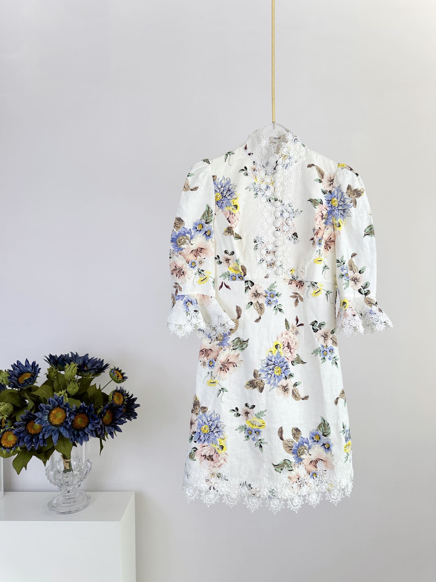 VÁY ZIMMERMANN Flower Vintage Dress High Classy