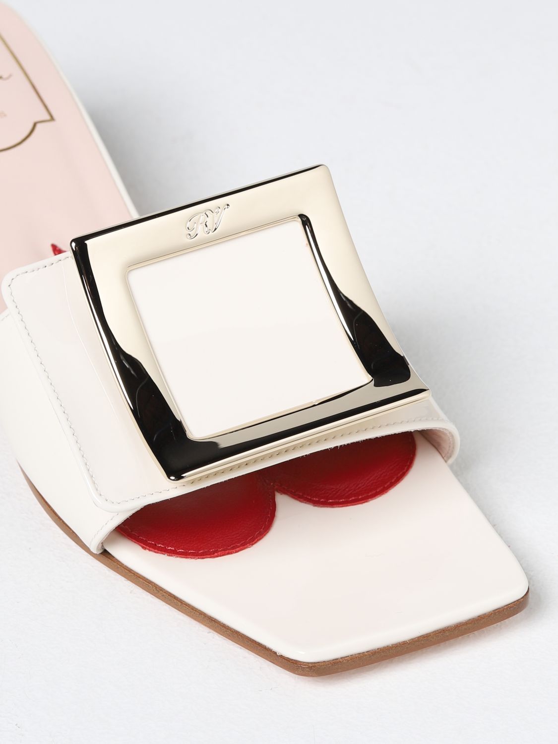 GIÀY ROGER VIVIER Beige heeled sandals shoes