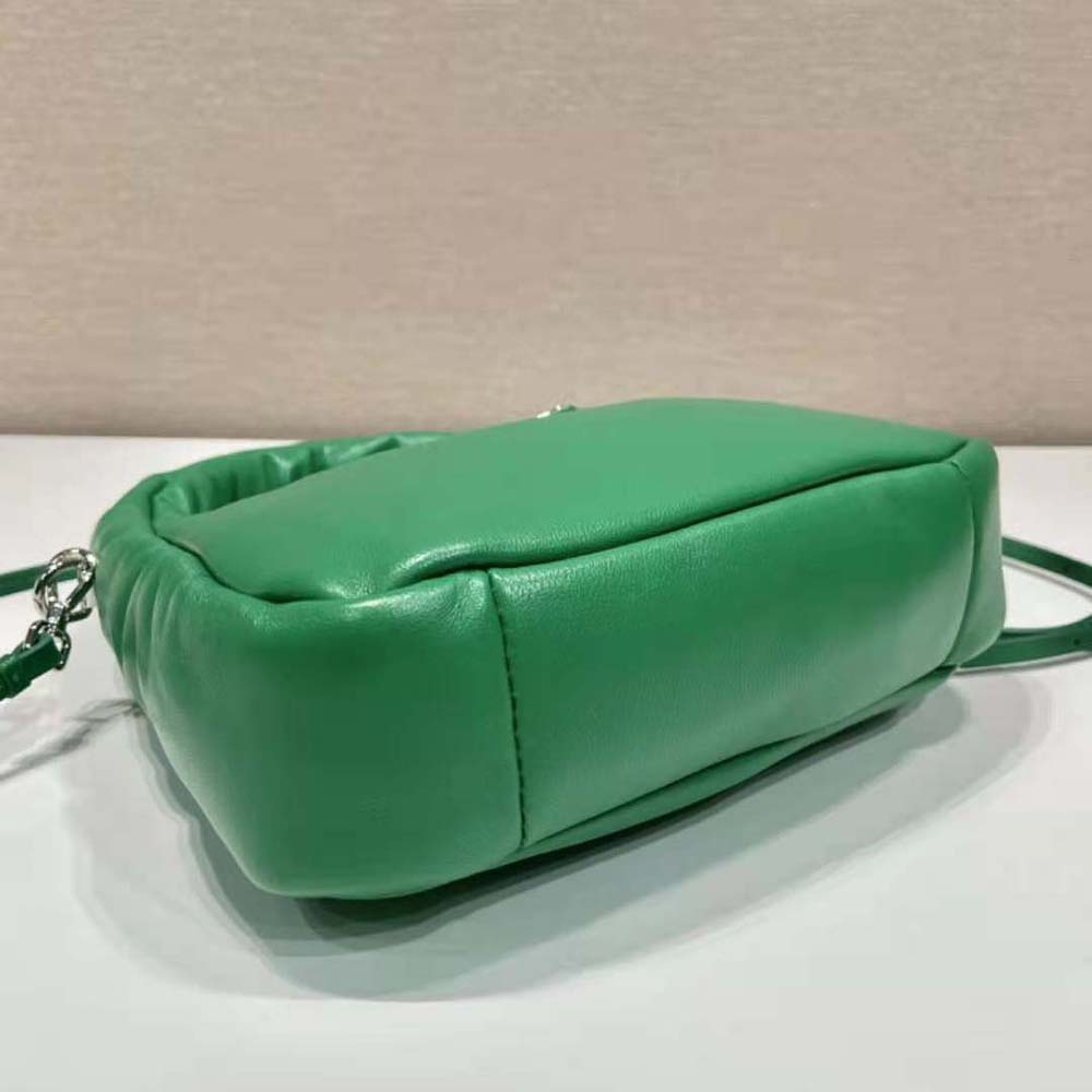 TÚI Prada Soft Padded Nappa Leather Mini-Bag-Green
