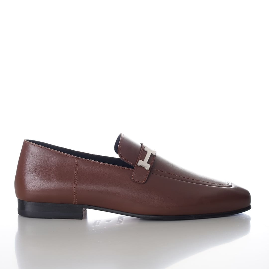 GIÀY HERMES GIOVANNI LOAFER BROWN AAA