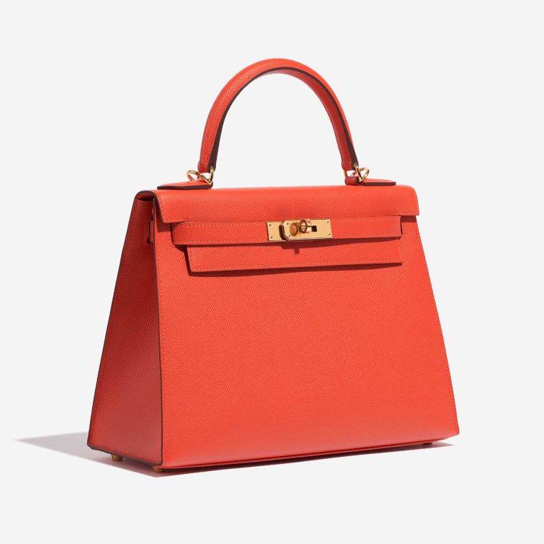 TÚI Hermès Kelly 28 Epsom Capucine Gold Buckle khóa vàng