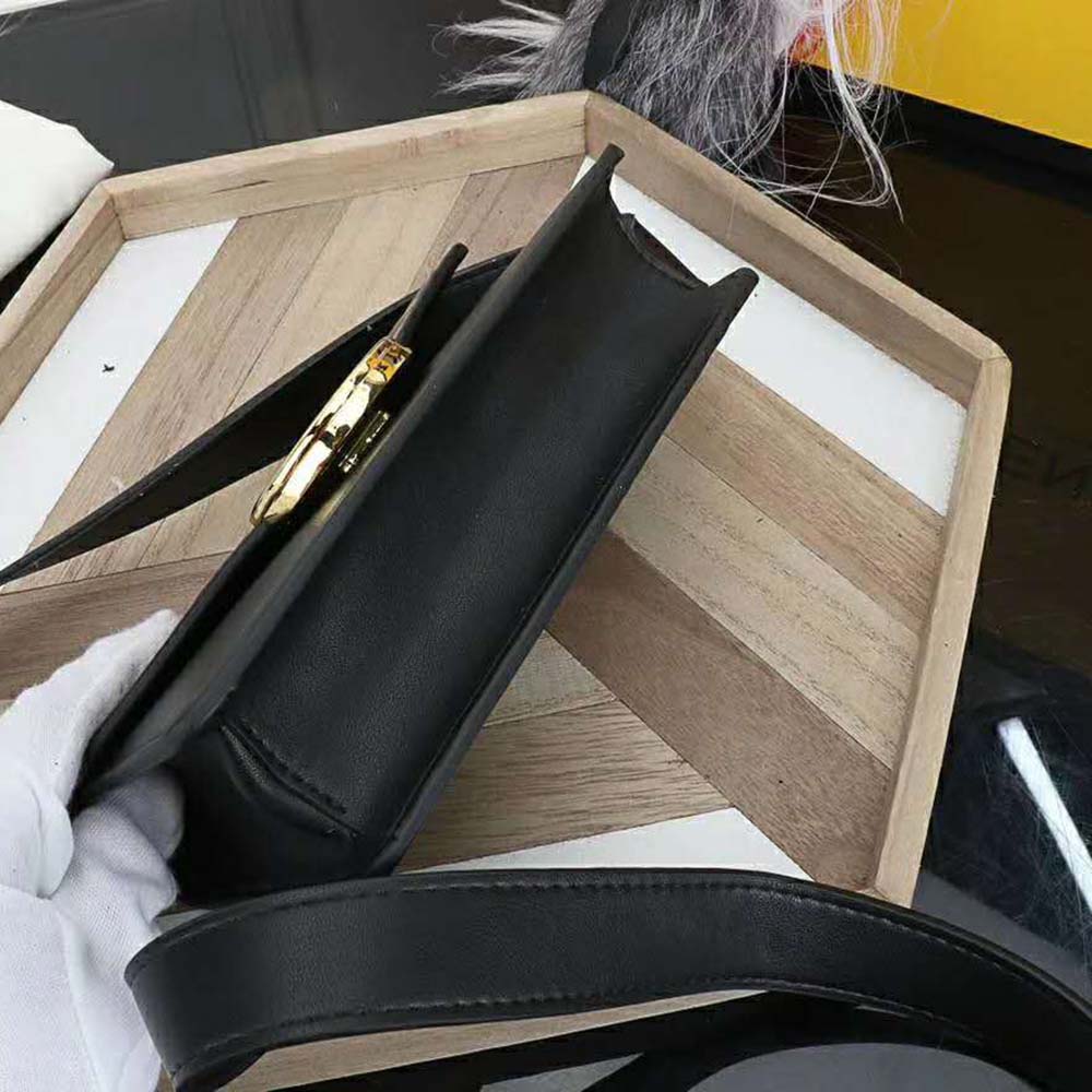 TÚI Fendi Women Belt Bag in Calf Leather-Brown