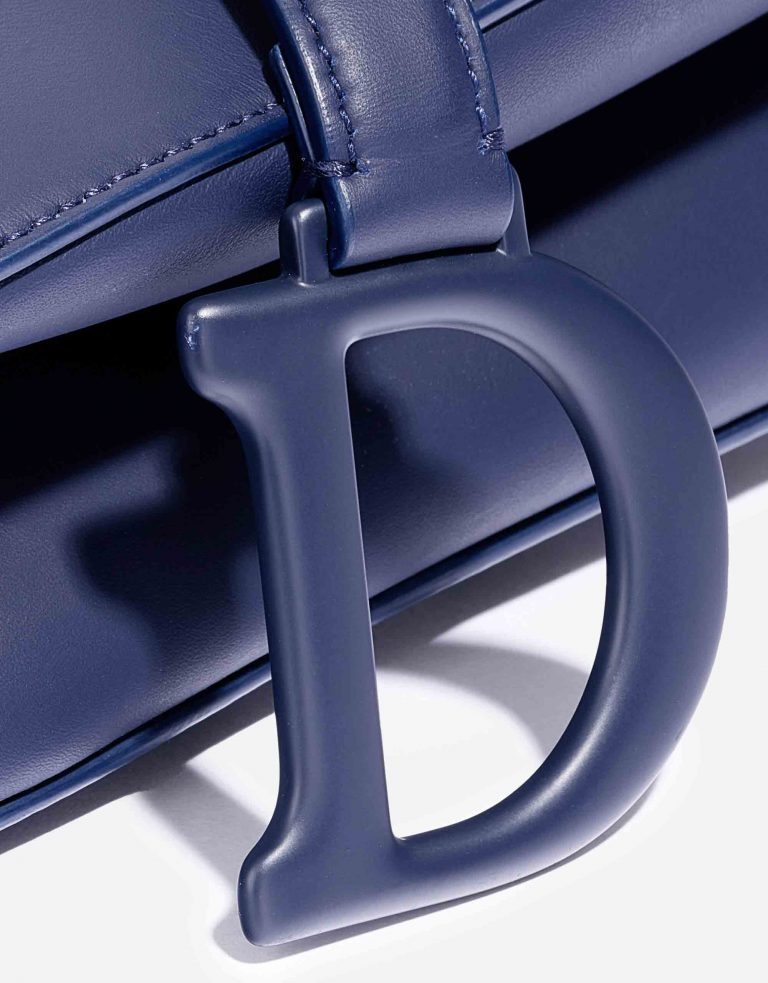 TÚI Dior Saddle Medium Calf Ultramatte Blue