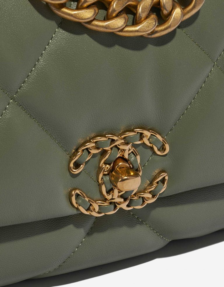 TÚI Chanel 19 Flap Bag Lamb Green da cừu