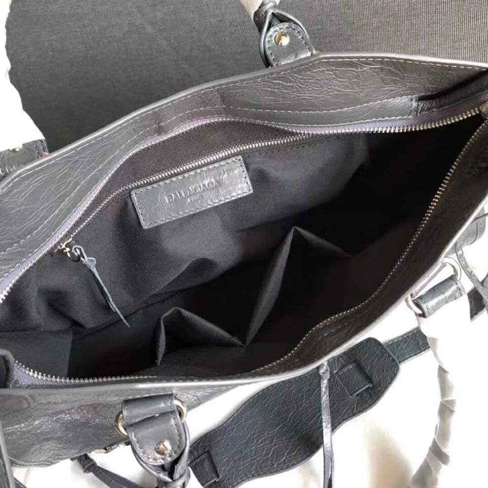 TÚI Balenciaga Women Classic Silver City Medium Size Lambskin Bag