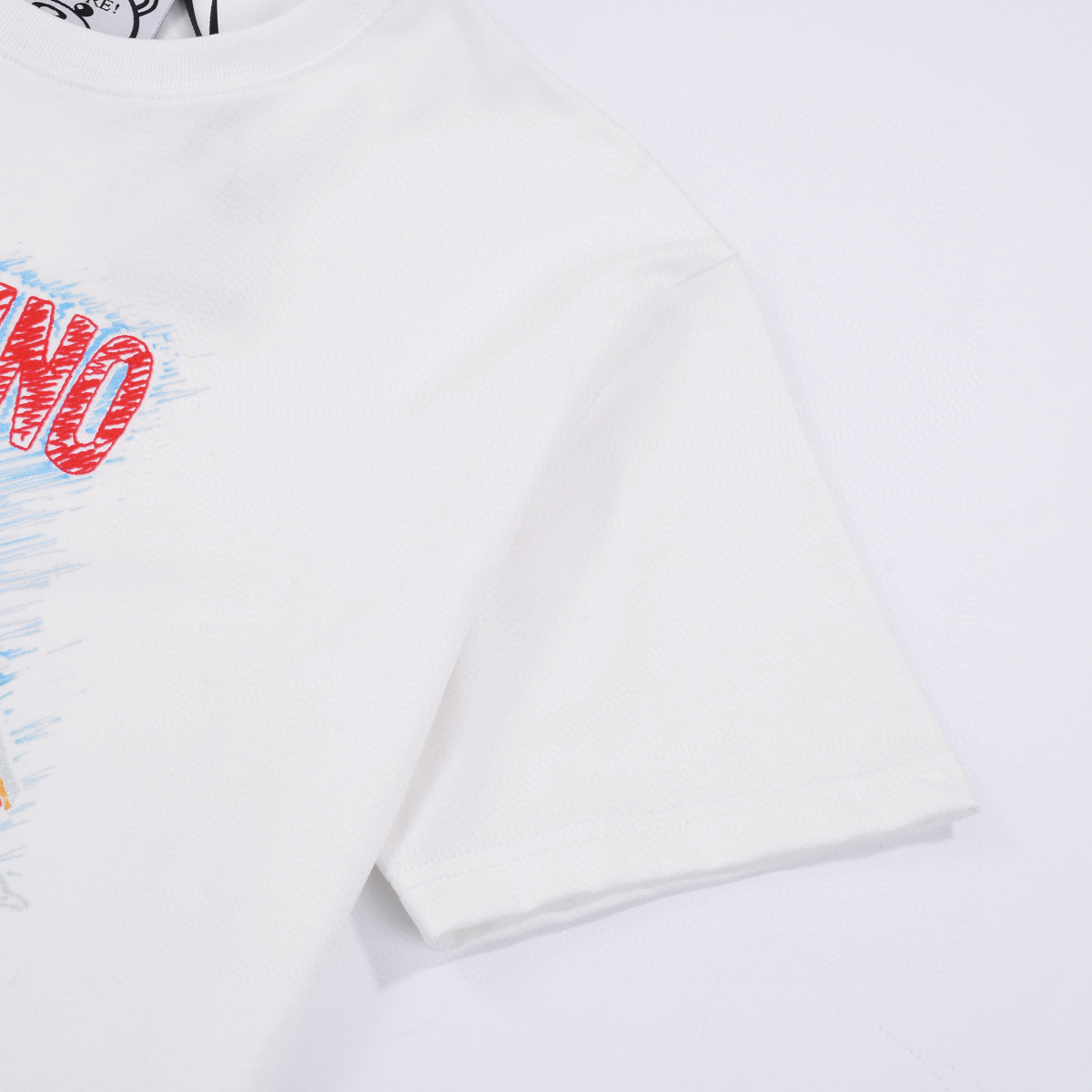 ÁO MOSCHINO print cotton jersey T-shirt