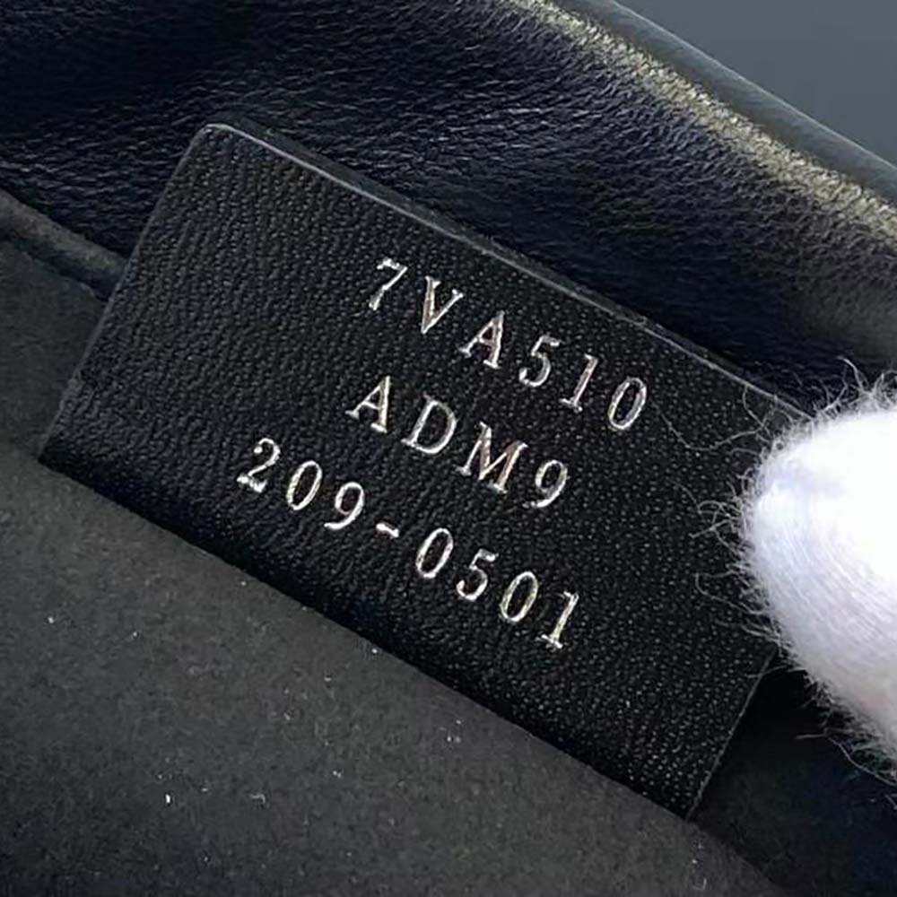 TÚI Fendi Women Wallet on Chain with Pouches Leather Mini-Bag-White