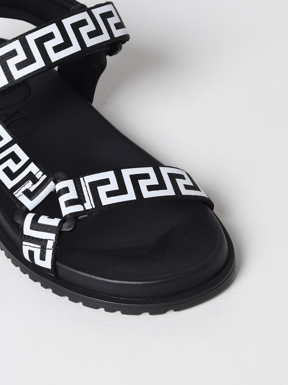 DÉP VERSACE Black sandals