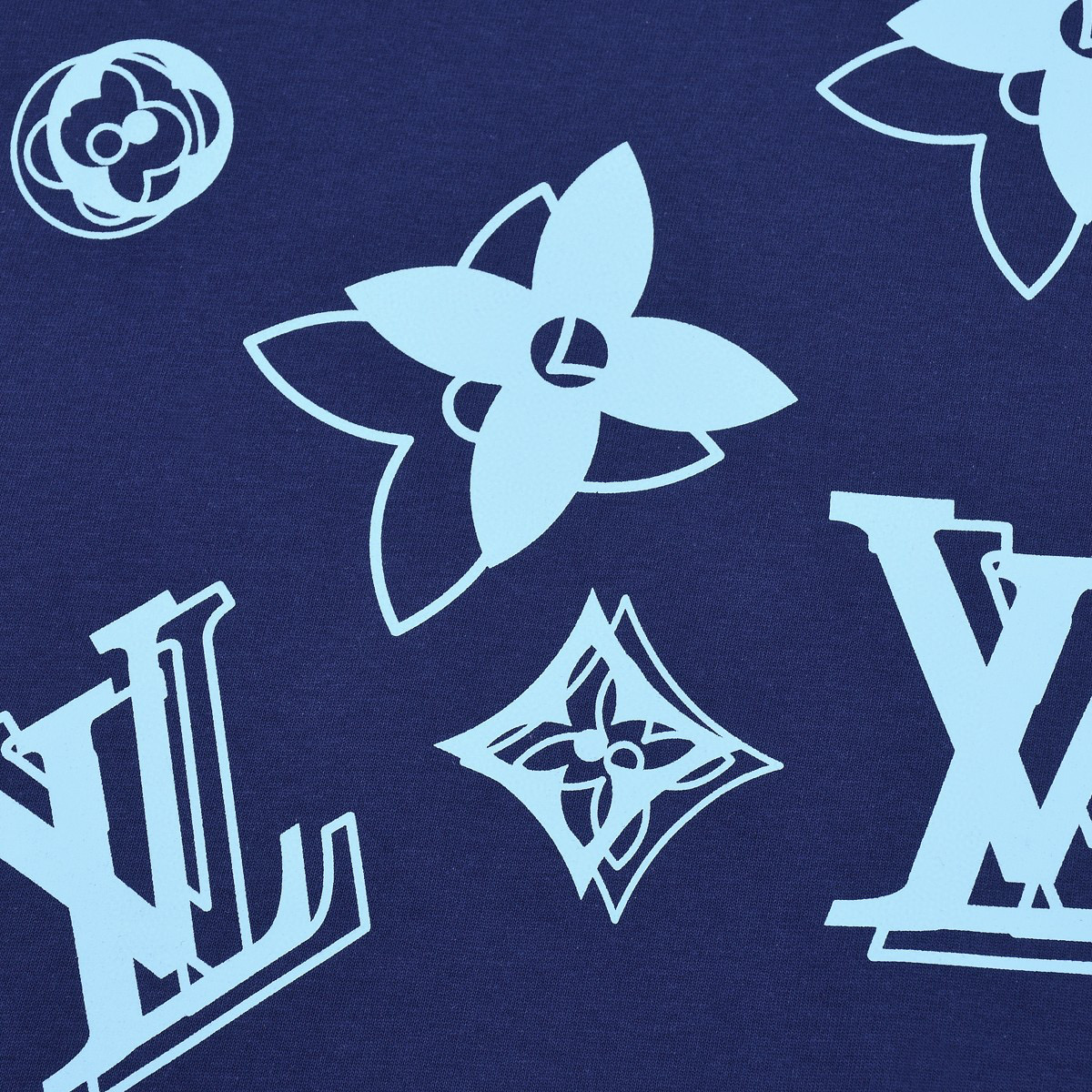 ÁO LOUIS VUITTON print cotton jersey T-shirt