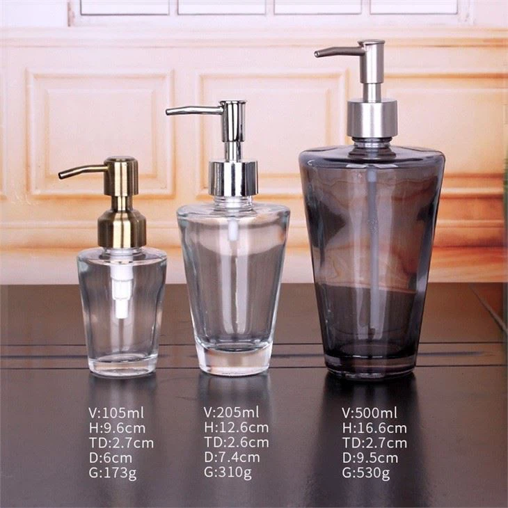 CHAI LỌ THỦY TINH DÀNH CHO ĐỰNG XÀ BÔNG,NƯỚC RỬA TAY With Pump Dispenser