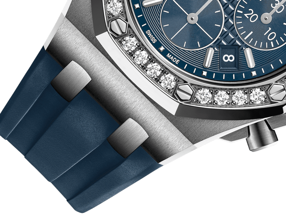 Đồng hồ Ademars Piguet Royal Oak Offshore Selfwinding Chronoghraph mặt số màu xanh