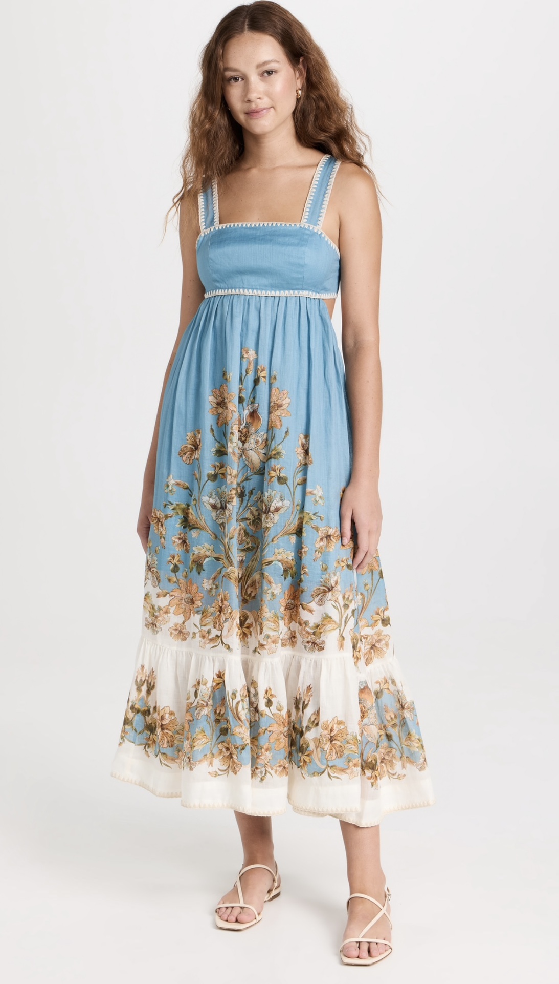 VÁY ZIMMERMANN Flower Long Vintage Dress