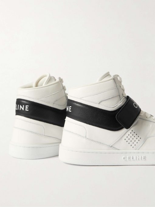 GIÀY CELINE HIGH TOP SNEAKER WHITE BLACK