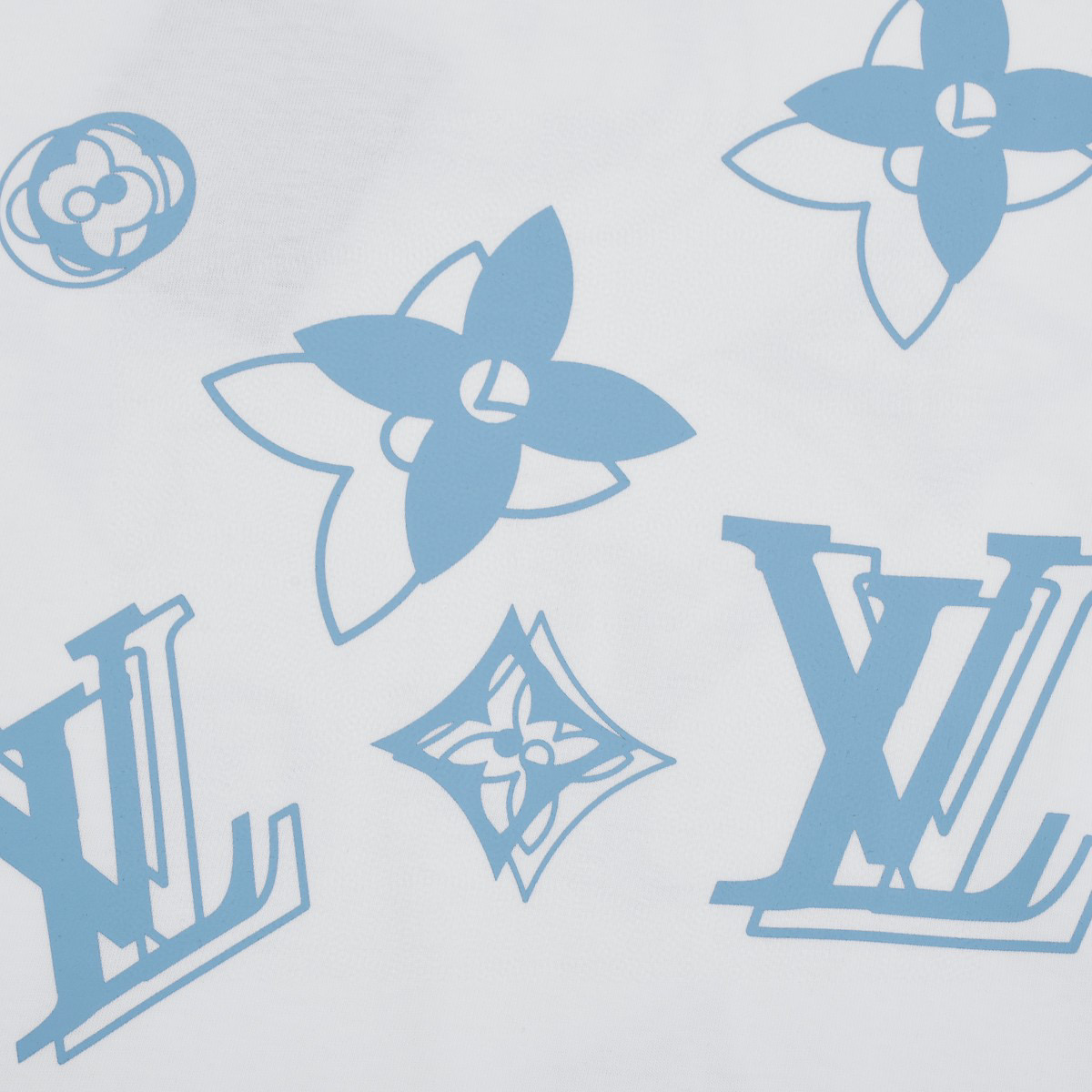 ÁO LOUIS VUITTON print cotton jersey T-shirt
