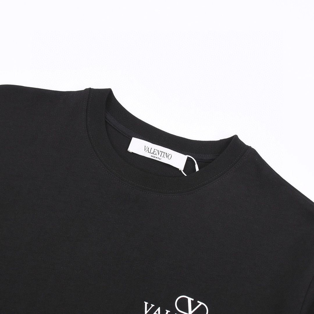 ÁO VALENTINO print cotton jersey T-shirt