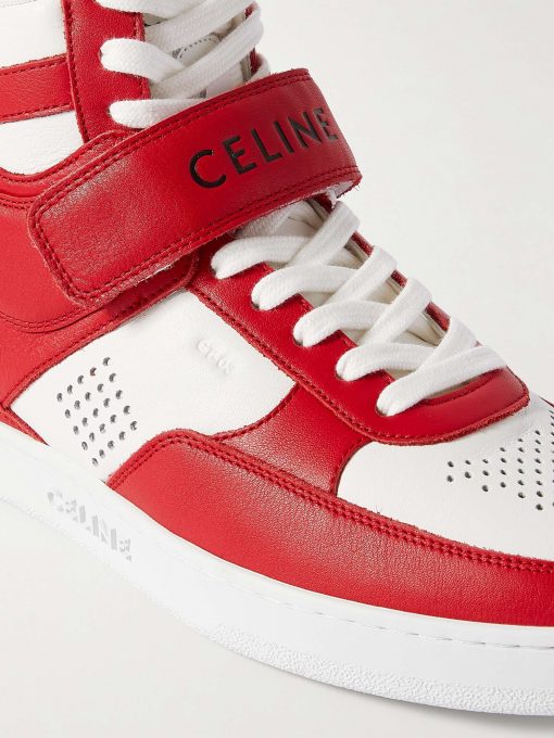 GIÀY CELINE HIGH TOP SNEAKER RED WHITE