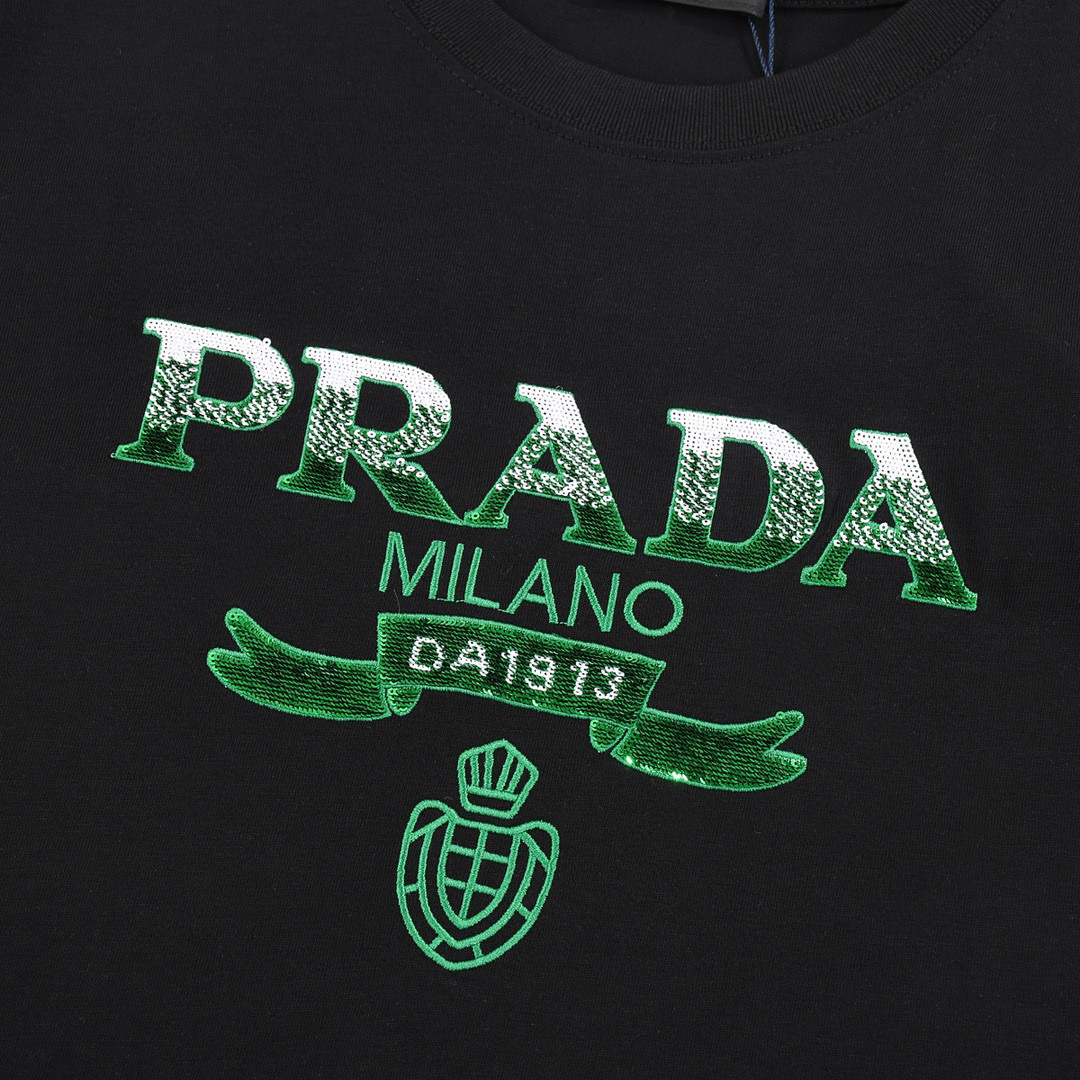 ÁO PRADA T SHIRT BLACK