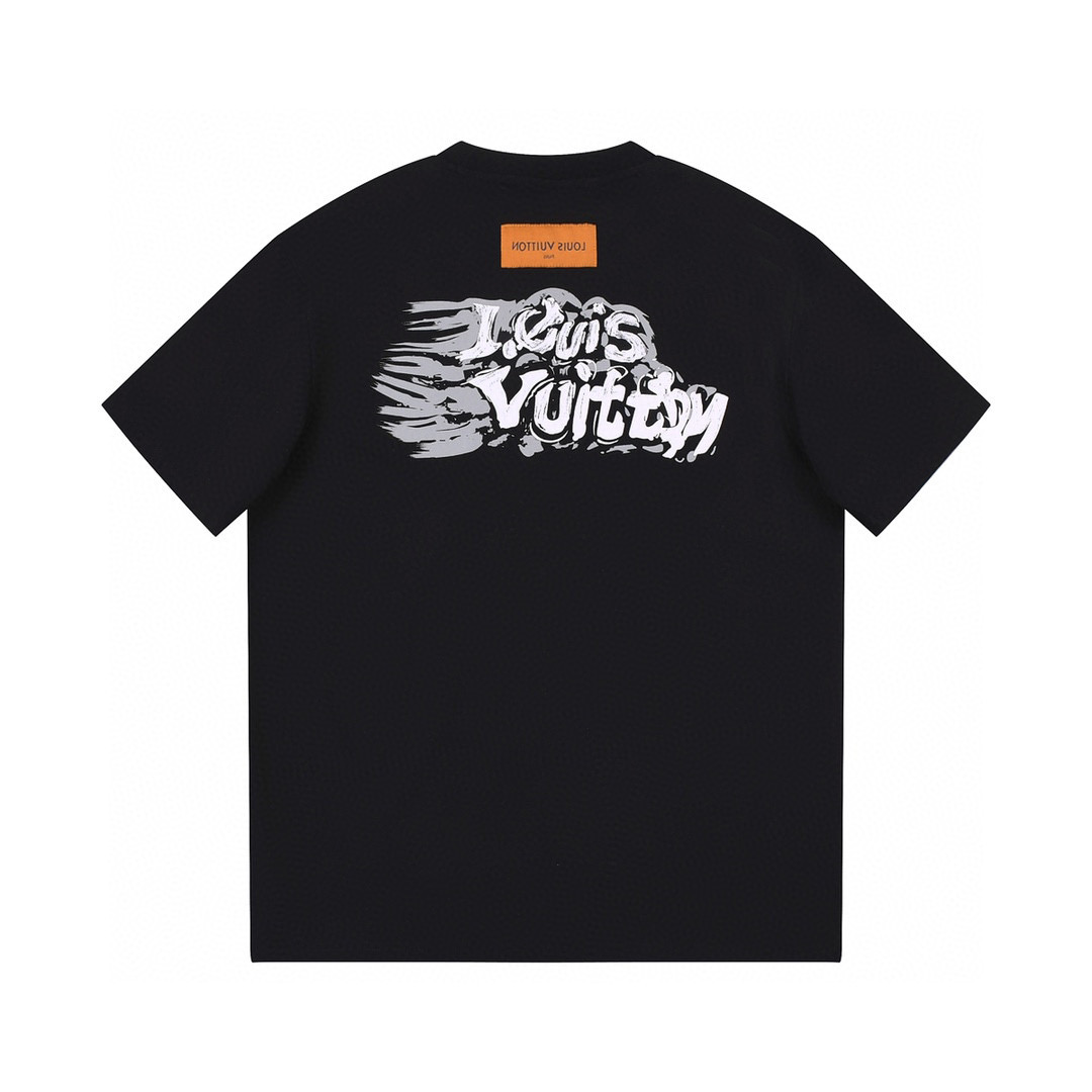 ÁO LOUIS VUITTON print cotton jersey T-shirt
