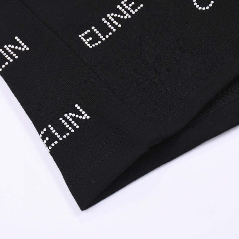 ÁO CELINE PARIS print cotton jersey T-shirt