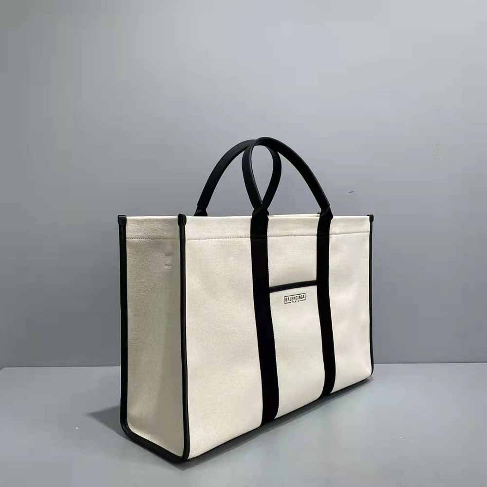 TÚI Balenciaga Hardware Small Tote Bag With Strap-Black