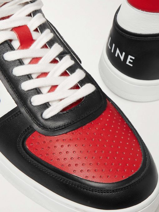 GIÀY CELINE HIGH TOP SNEAKER RED BLACK