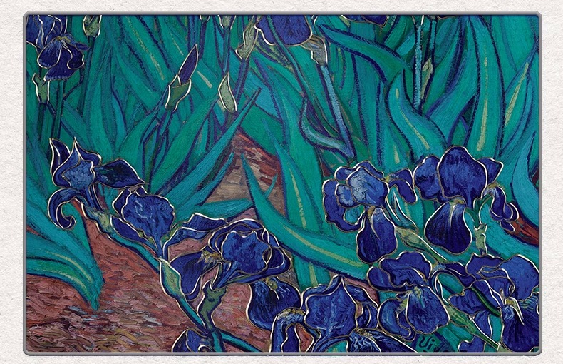 TRANH ĐỒNG BÌNH HOA HỒNG CỦA DANH HỌA VINCENT VAN GOGH