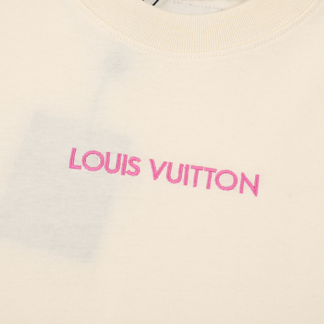 ÁO LOUIS VUITTON print cotton jersey T-shirt
