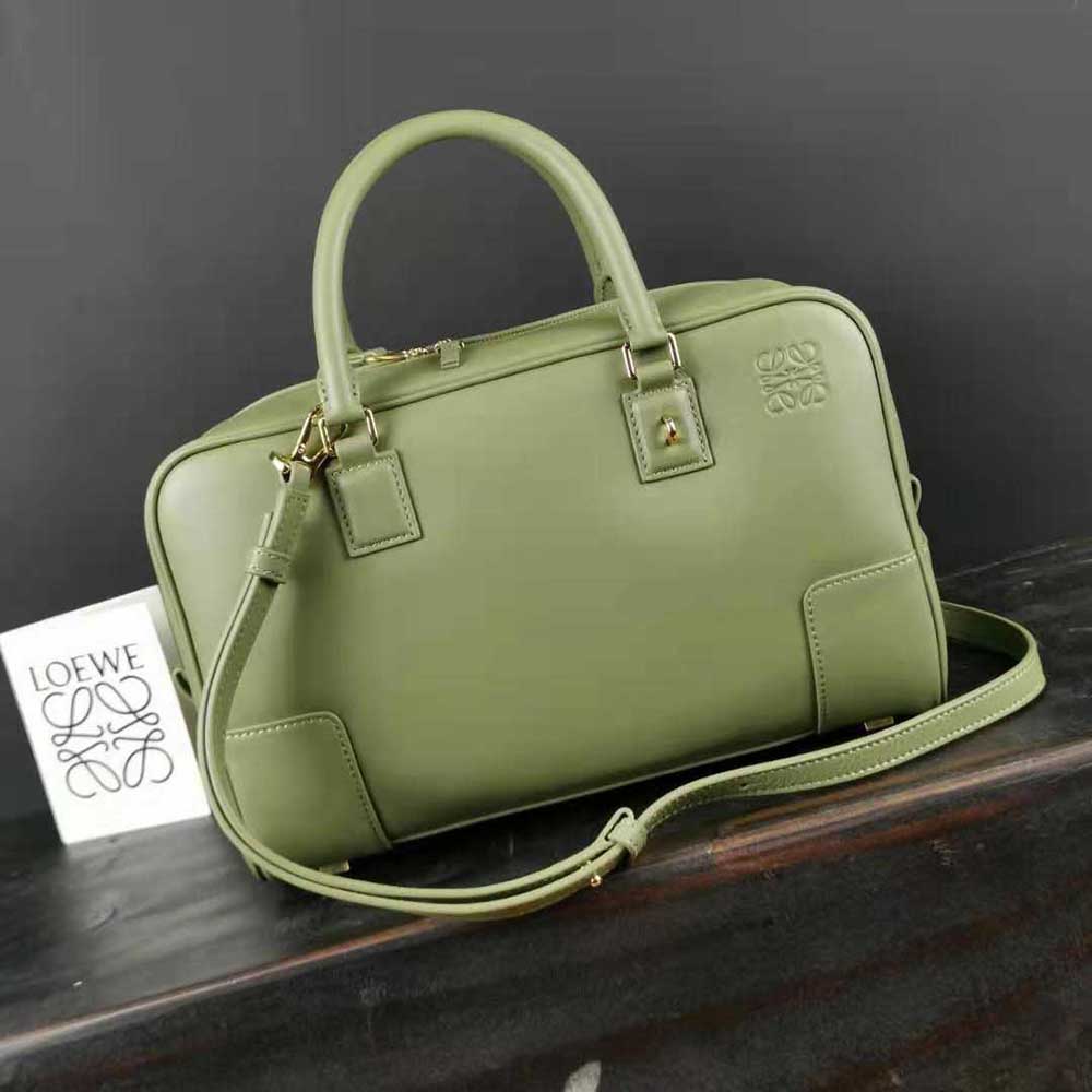 TÚI Loewe Women Amazona 28 Bag in Nappa Calfskin-Green