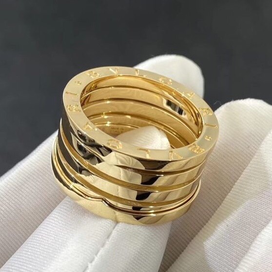 NHẪN BVLGARI B ZERO 1 FIVE BAND ANNIVERSARY YELLOW GOLD 18K BẢN KỈ NIỆM