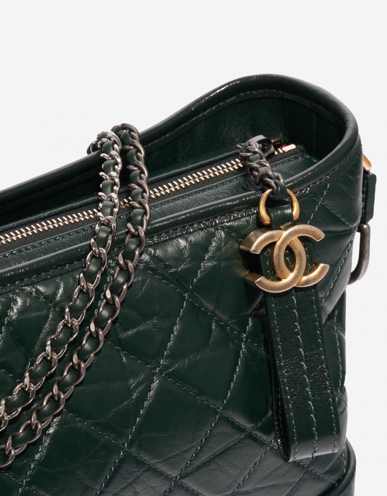 TÚI Chanel Gabrielle Large Aged Calf Green