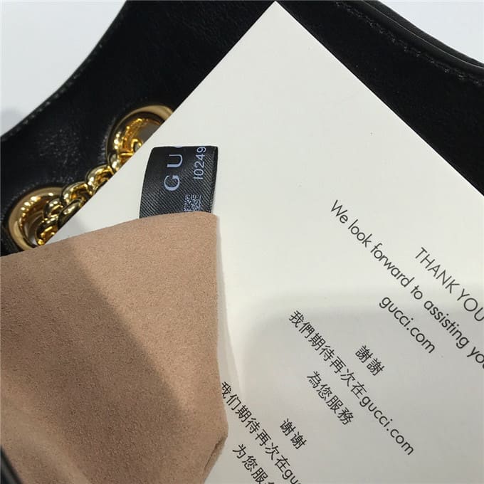 TÚI Gucci GG marmont small shoulder bag black Top Quality