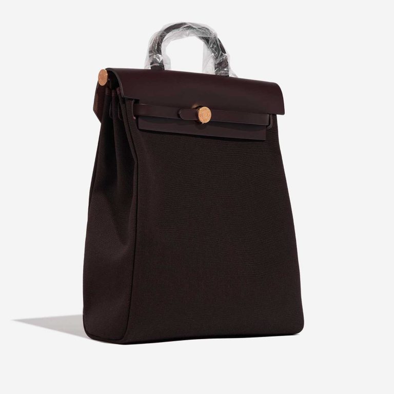TÚI Hermès Herbag Backpack Toile Vache Hunter Ebene