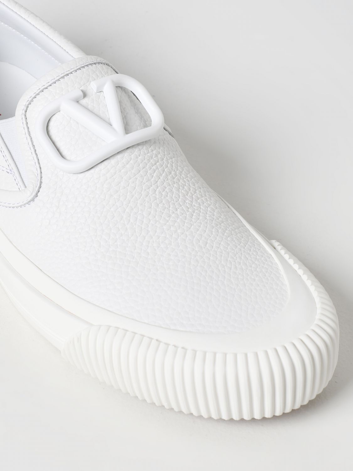 GIÀY VALENTINO GARAVANI V Logo White Slip-on