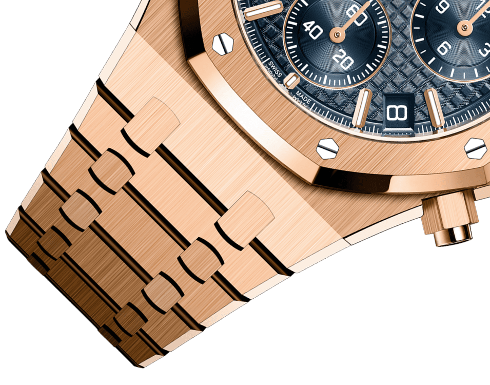 Đồng hồ Ademars Piguet Royal Oak Selfwinding Chronograph mặt số màu xanh navy