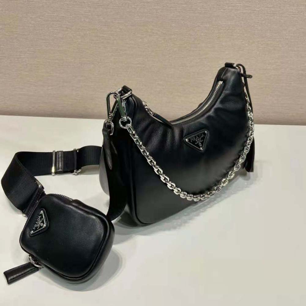 TÚI Prada Women Padded Nappa-Leather Prada Re-Edition 2005 Shoulder Bag-Black