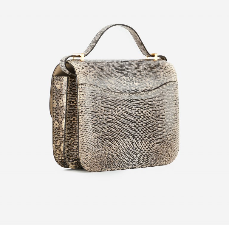 TÚI Hermès Constance 18 Mini Lizard Ombre Gold Buckle khóa vàng da thằn lằn
