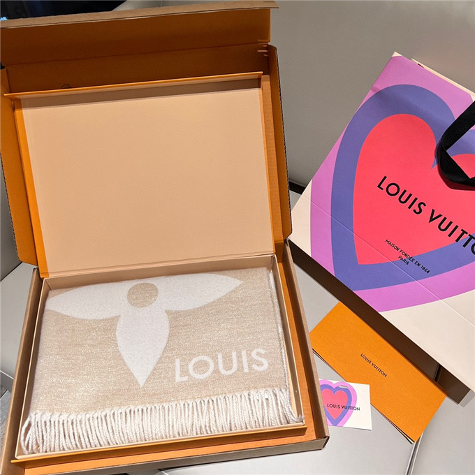 KHĂN Louis Vuitton LV Wool Blend scarf