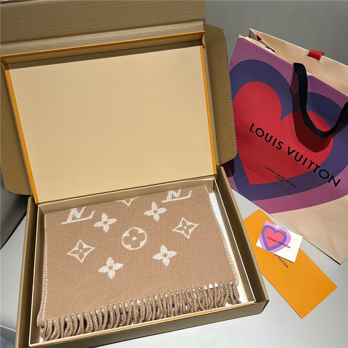 KHĂN Louis Vuitton LV Cashmere scarf