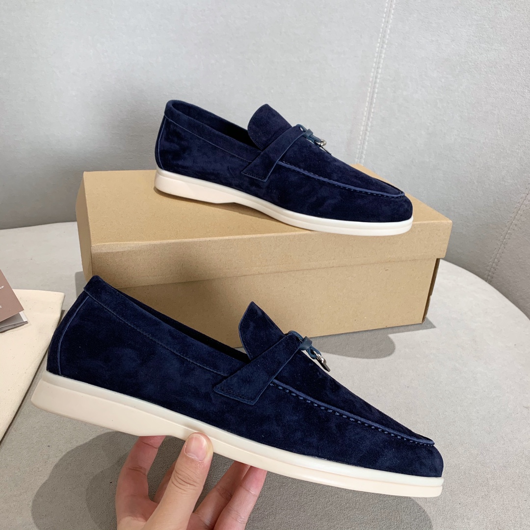 GIÀY LORO PIANA COBAN SHEEPSKIN SUEDE LOAFER DA CỪU