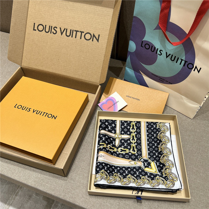 KHĂN Louis Vuitton Silk scarf