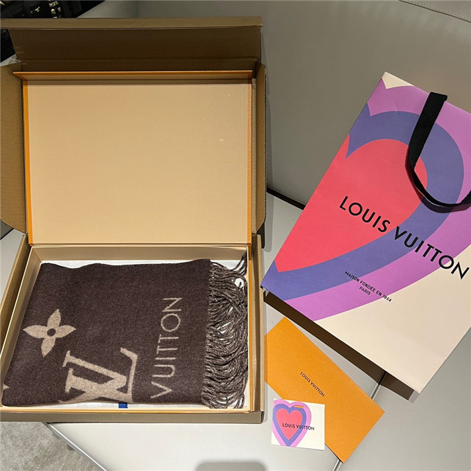 KHĂN Louis Vuitton LV Cashmere scarf